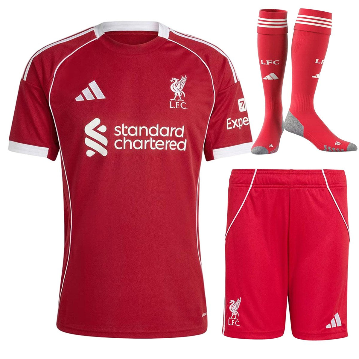 Liverpool Home Jersey Full Kit 2025/26 