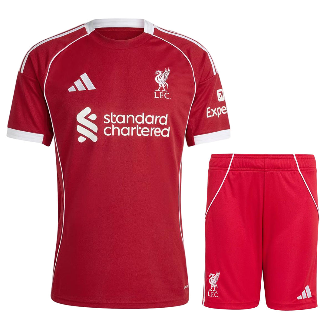 Liverpool Home Jersey Full Kit 2025/26 