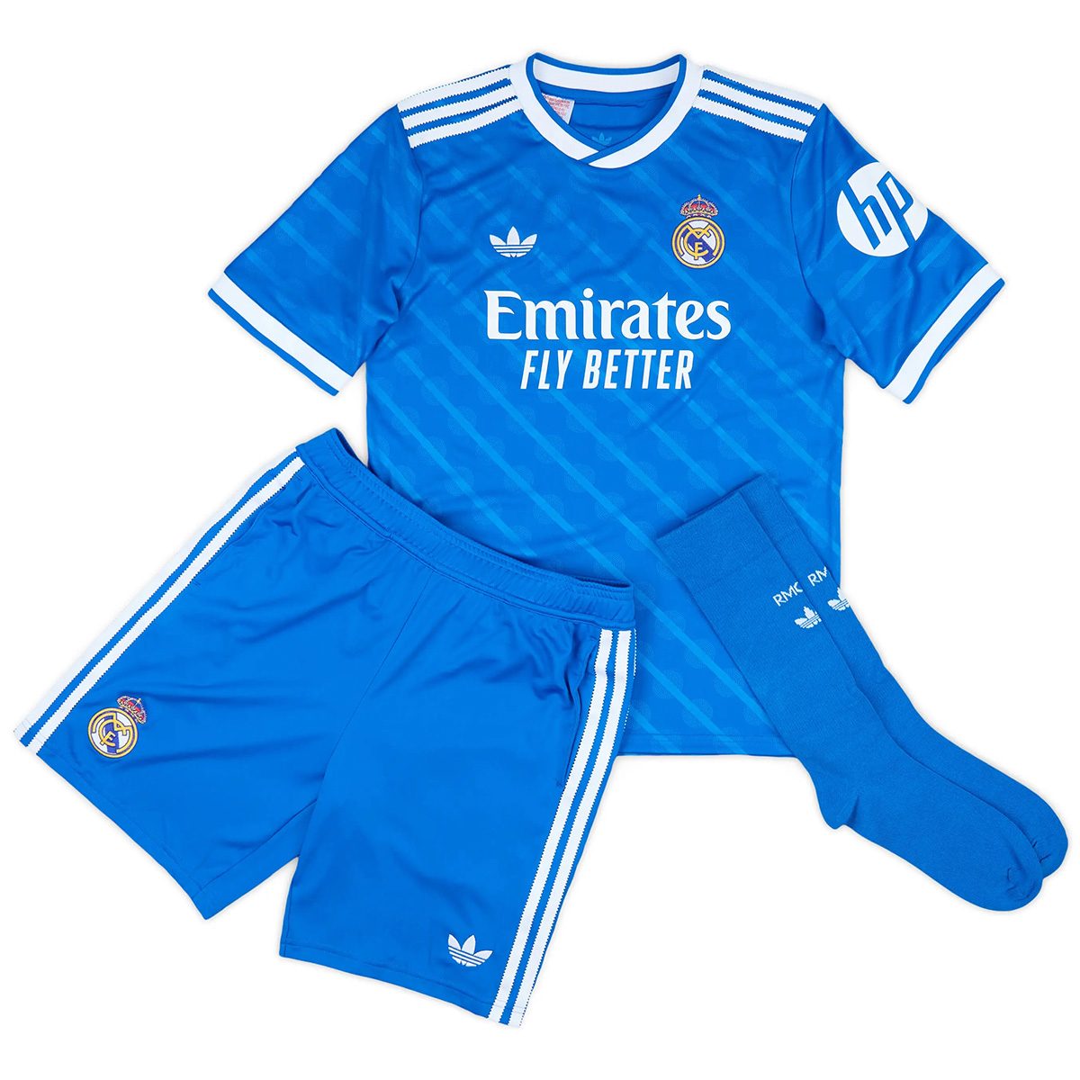 Kids Real Madrid Third Jersey Full Kit 2025/26 