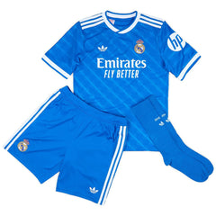 Kids Real Madrid Third Jersey Full Kit 2025/26 
