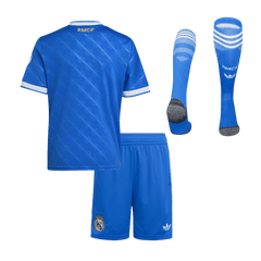 Kids Real Madrid Third Jersey Full Kit 2025/26 