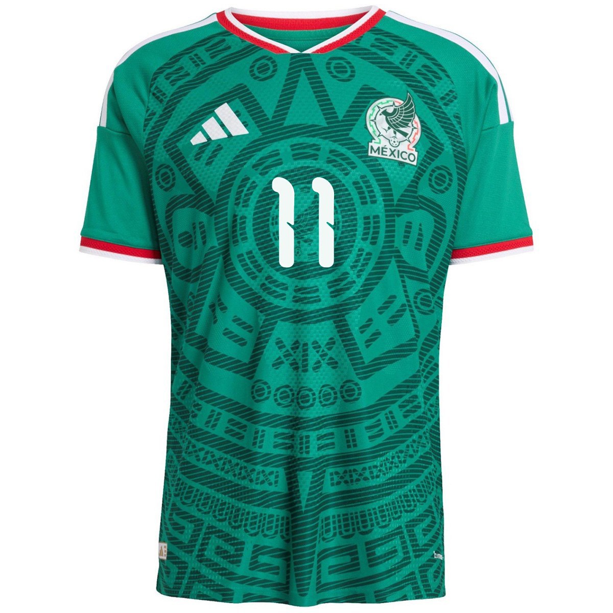 S.Giménez #11 Mexico Home Match Jersey Player Version World Cup 2026 