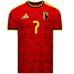 De Bruyne #7 Belgium Home Match Jersey Player Version World Cup 2026 