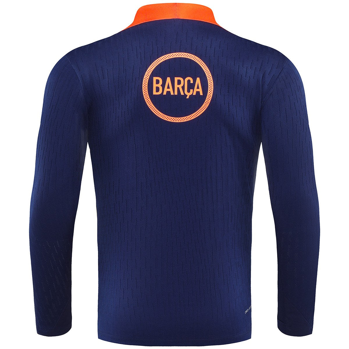 Barcelona 1/4 Zipper Sweat Kit(Top+Pants) Navy&Orange 2025/26 