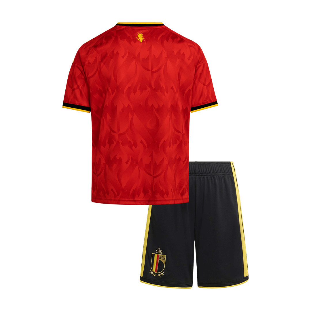Kids Belgium Home Jersey Kit World Cup 2026 