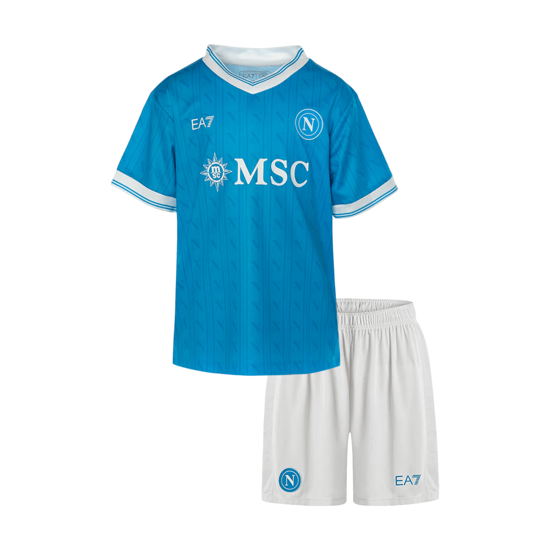 Kids Napoli Home Jersey Kit 2025/26 