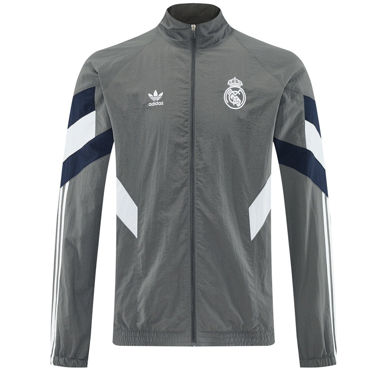 Real Madrid Windbreaker Jacket Gray 2025/26 