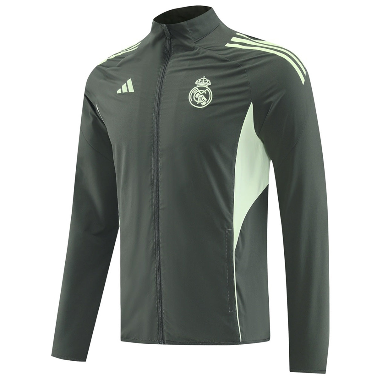 Real Madrid Windbreaker Jacket Green 2025/26 