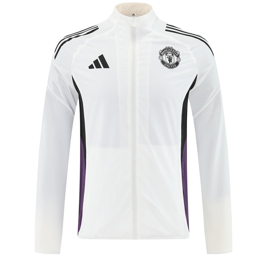 Manchester United Windbreaker Jacket White 2025/26 