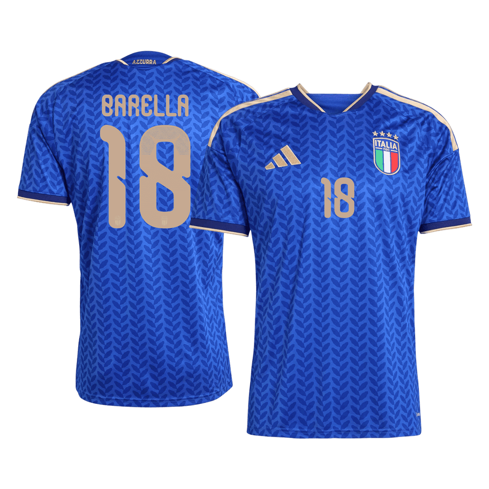 BARELLA #18 Italy Home Jersey World Cup 2026 