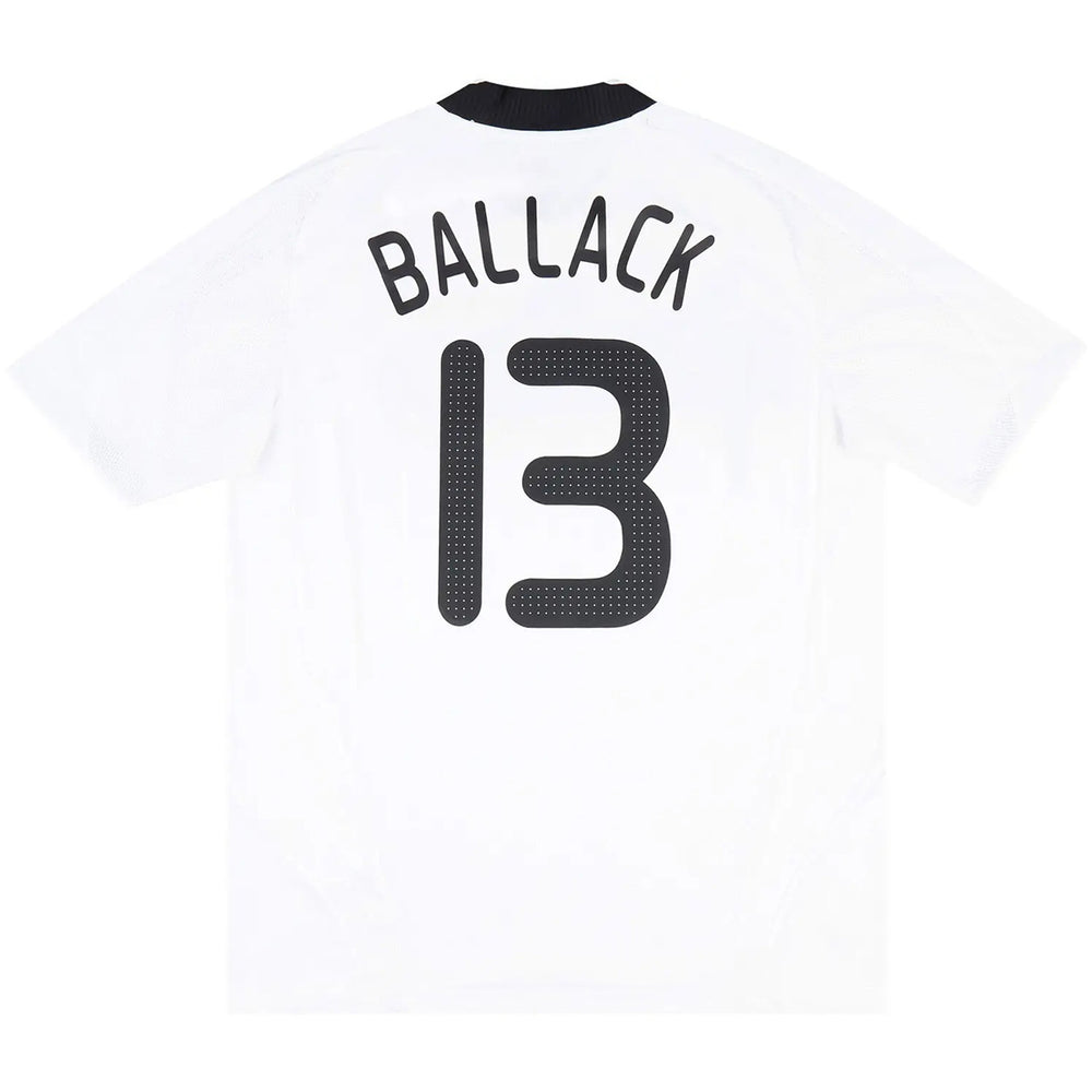 Ballack #13 Retro Germany Home Jersey Euro Cup 2008 