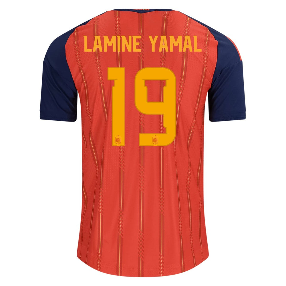 LAMINE YAMAL #19 Spain Home Match Jersey Player Version World Cup 2026 