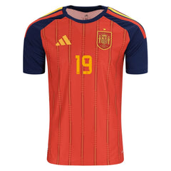 LAMINE YAMAL #19 Spain Home Match Jersey Player Version World Cup 2026 