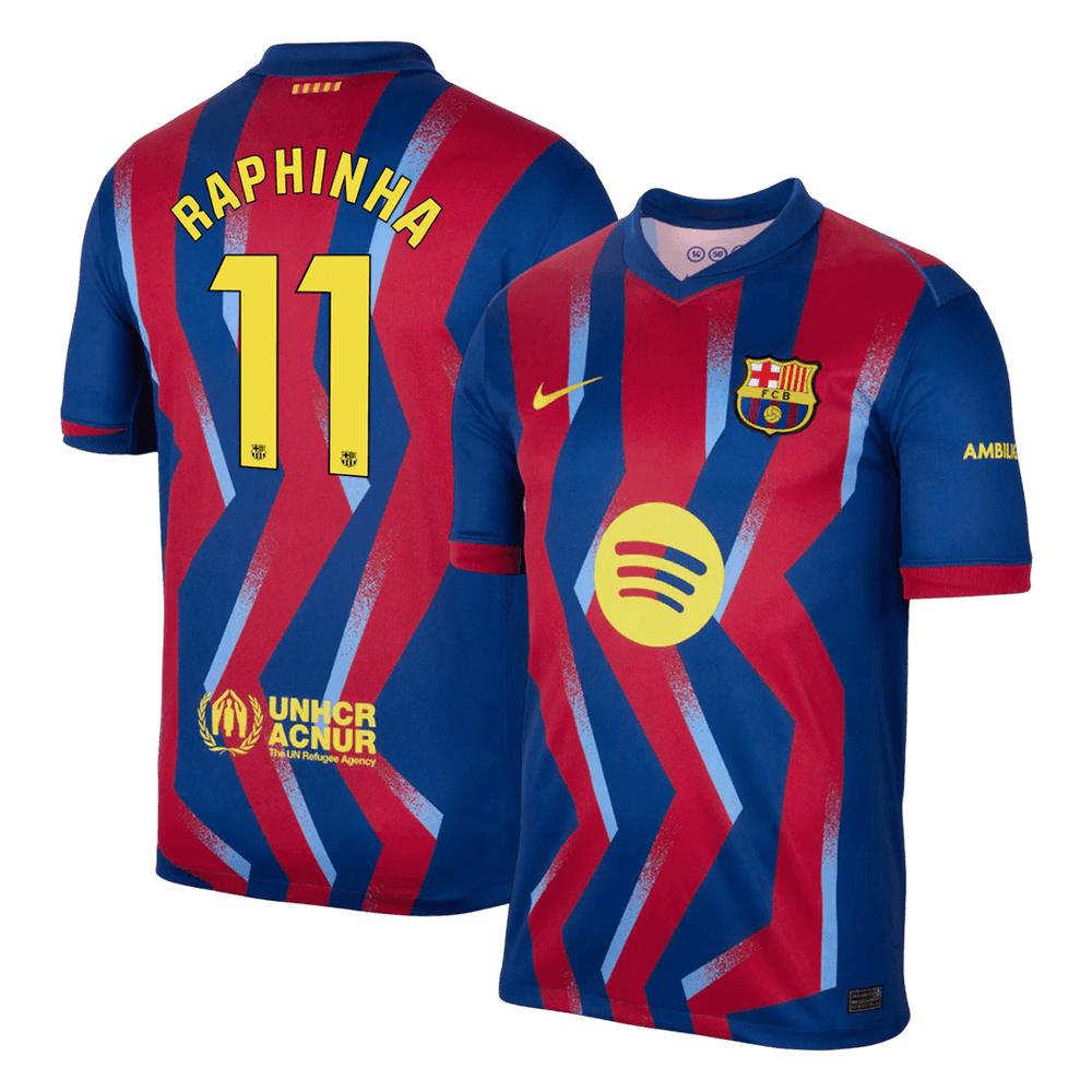 RAPHINHA #11 Barcelona Fourth 'El Clásico' Jersey 2025/26 