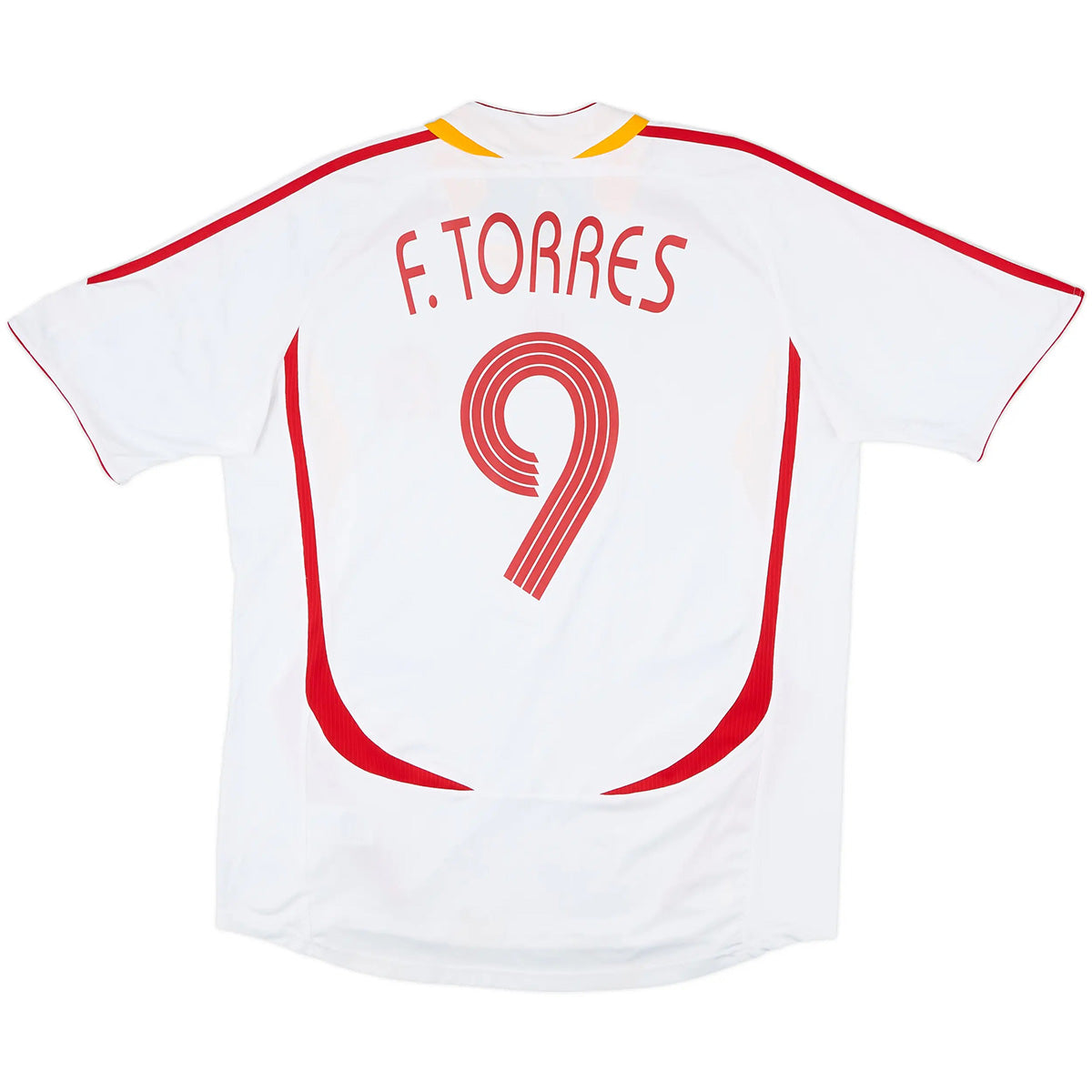 Torres #9 Retro Spain Away Jersey World Cup 2006 