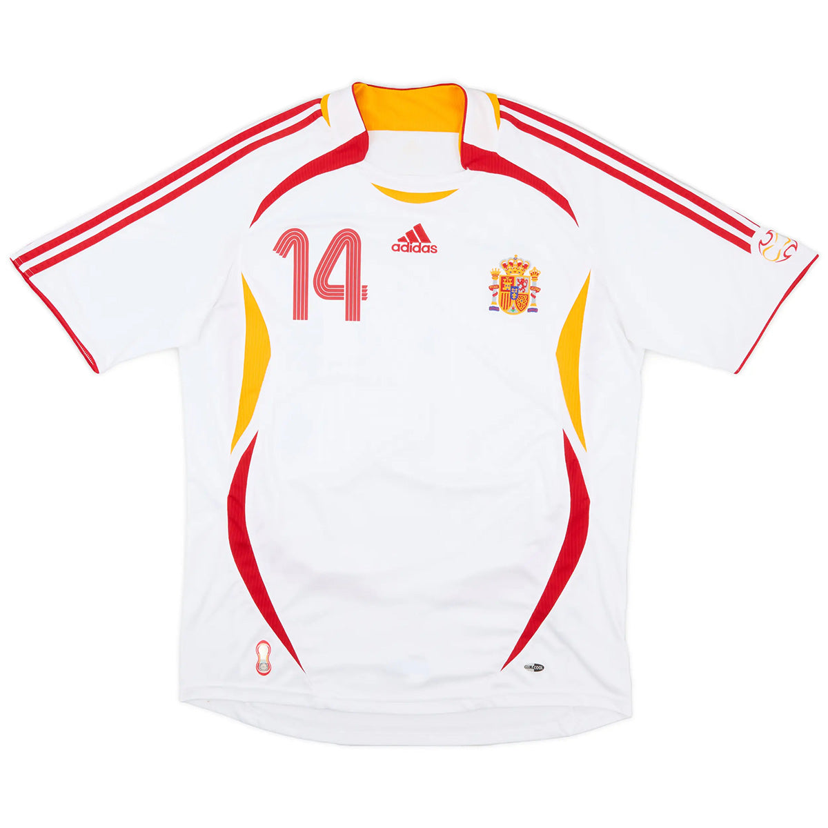 Alonso #14 Retro Spain Away Jersey World Cup 2006 
