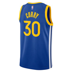 Unisex Golden State Warriors Stephen Curry #30 Royal Swingman Jersey - Icon Edition 