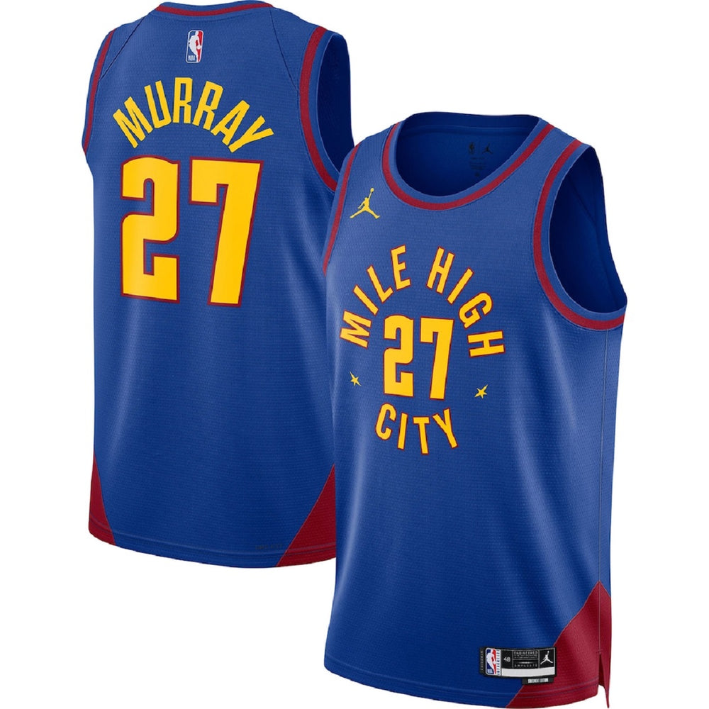 Unisex Denver Nuggets Jamal Murray #27 Blue Swingman Jersey - Statement Edition 