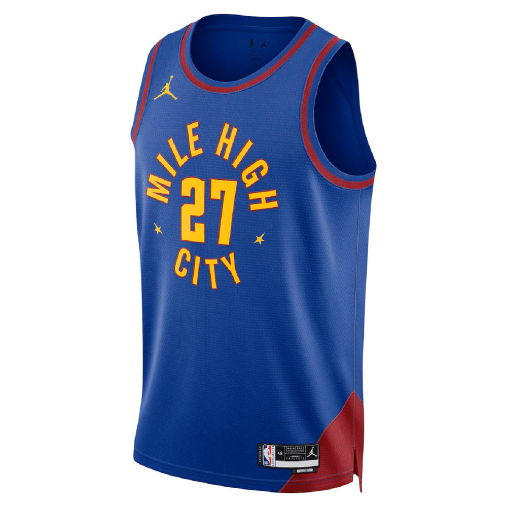 Unisex Denver Nuggets Jamal Murray #27 Blue Swingman Jersey - Statement Edition 