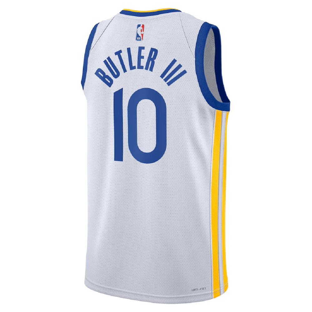 Unisex Golden State Warriors Jimmy Butler #10 White Swingman Jersey - Association Edition 