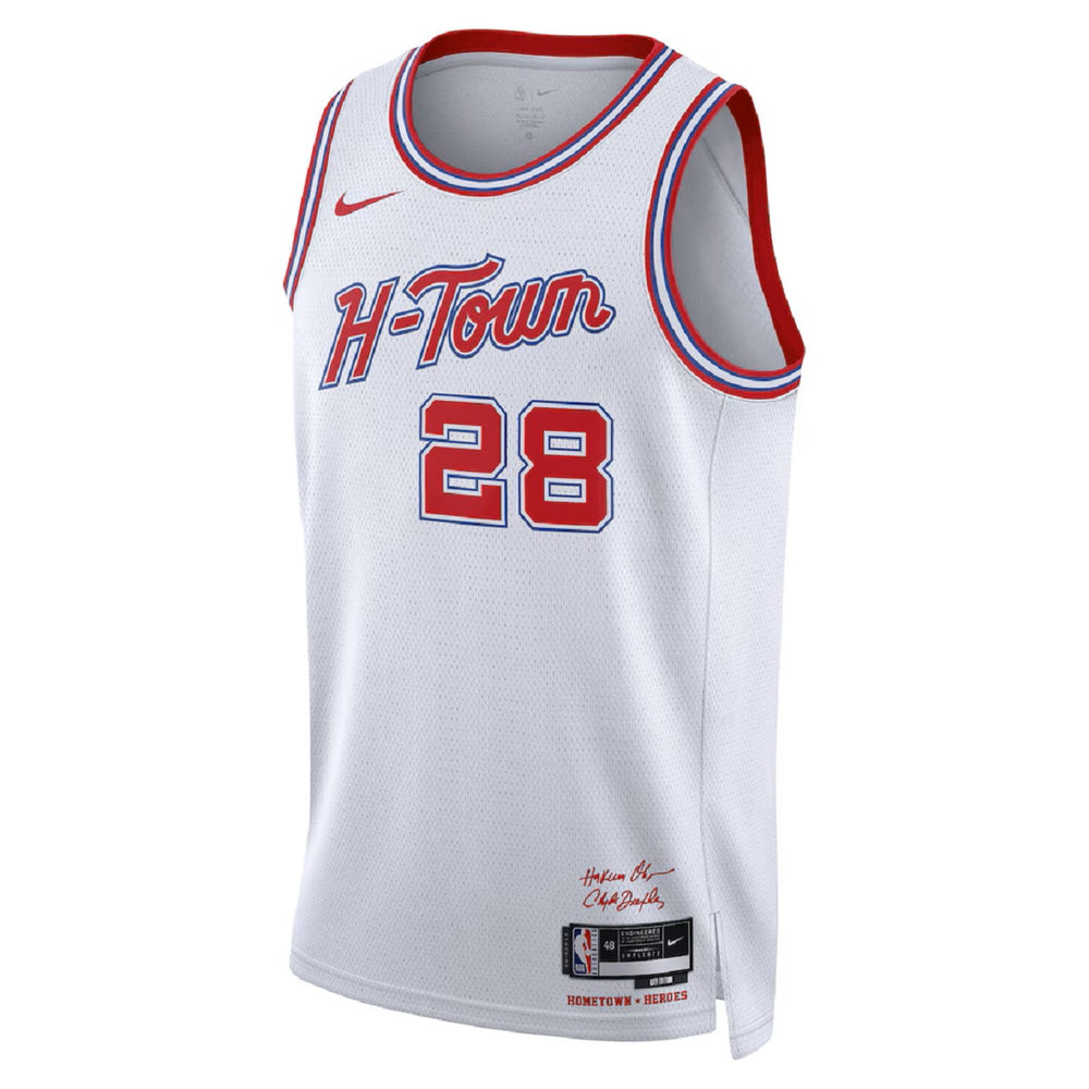 Unisex Houston Rockets Alperen Şengün #28 White Swingman Jersey 2025/26 - City Edition 
