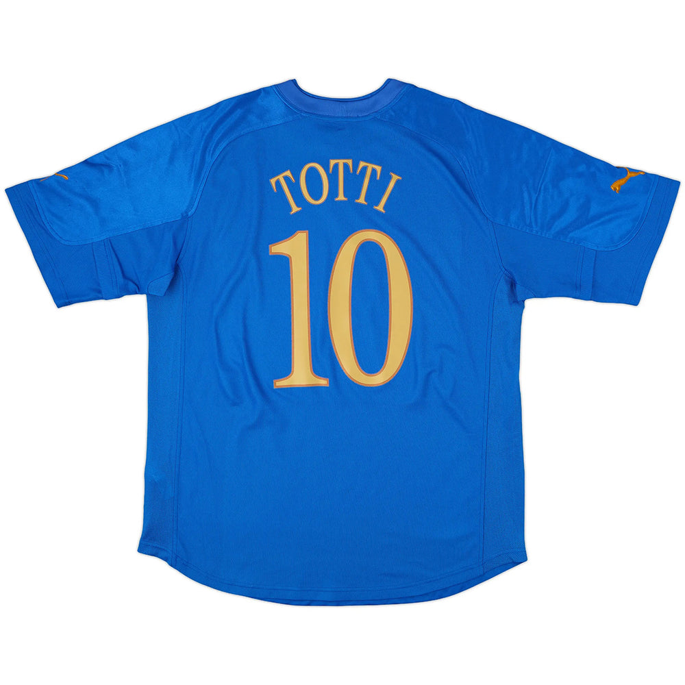 TOTTI #10 Retro Italy Home Jersey Euro Cup 2004 