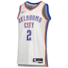 Unisex Oklahoma City Thunder Shai Gilgeous-Alexander #2 White Swingman Jersey - Association Edition 
