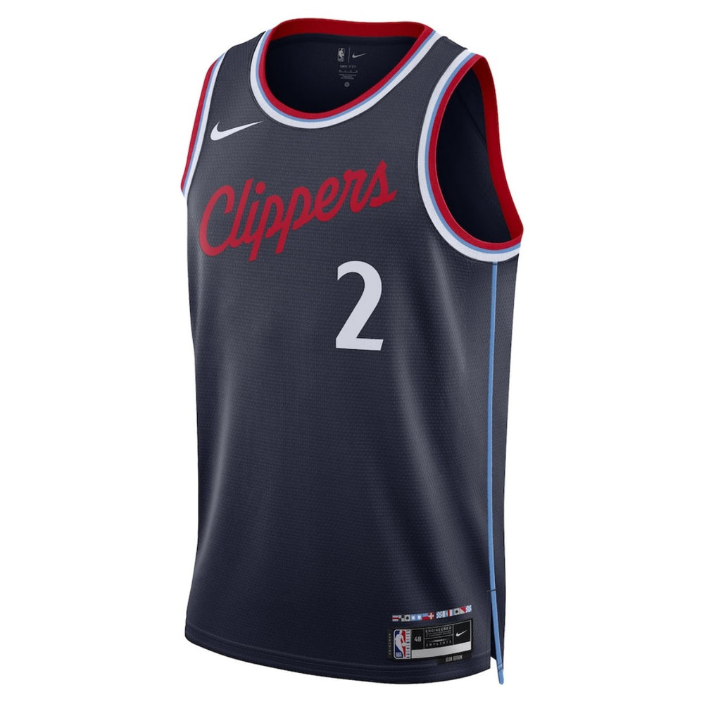 Unisex Los Angeles Clippers Kawhi Leonard #2 Navy Swingman Jersey - Icon Edition 