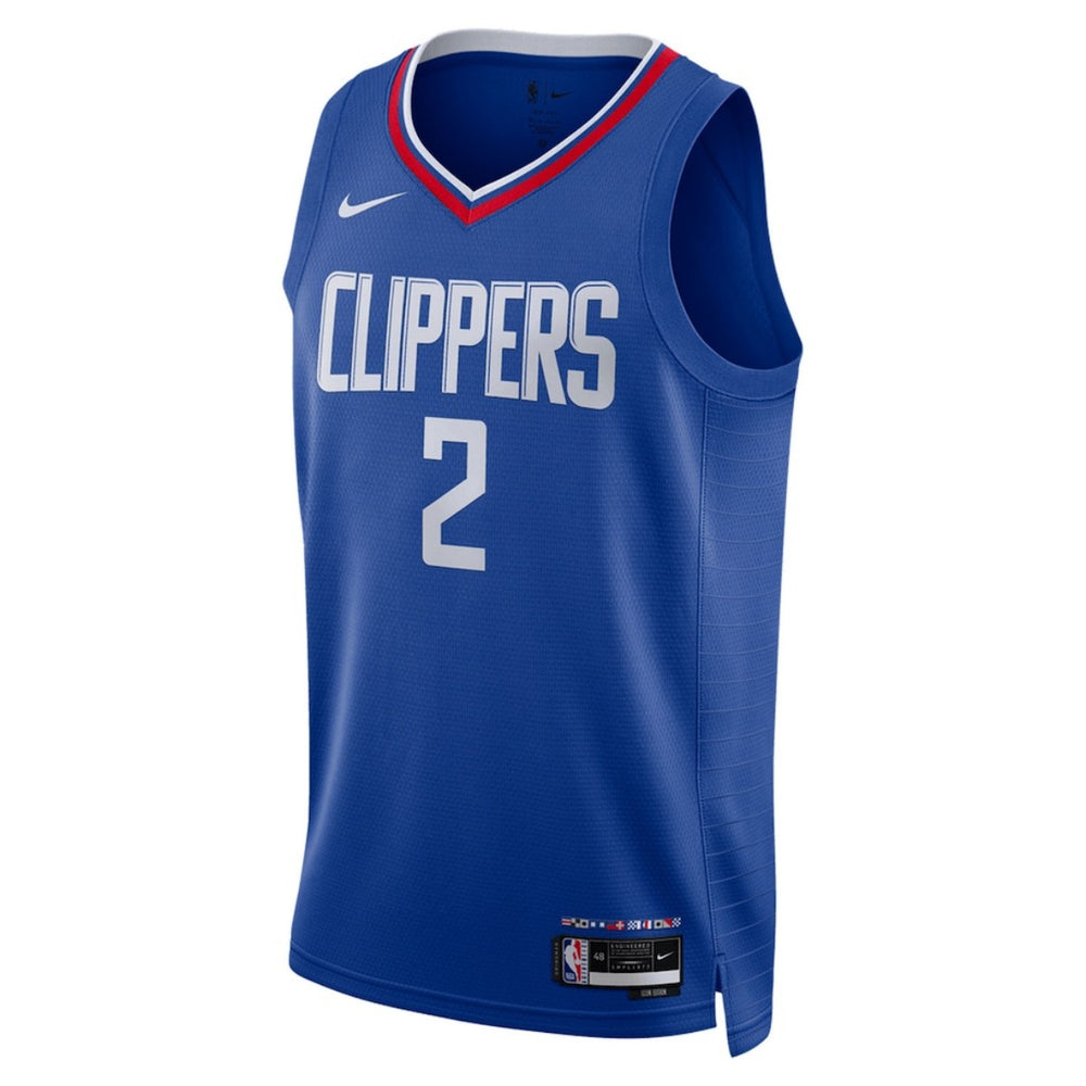 Unisex Los Angeles Clippers Kawhi Leonard #2 Royal Swingman Jersey - Icon Edition 