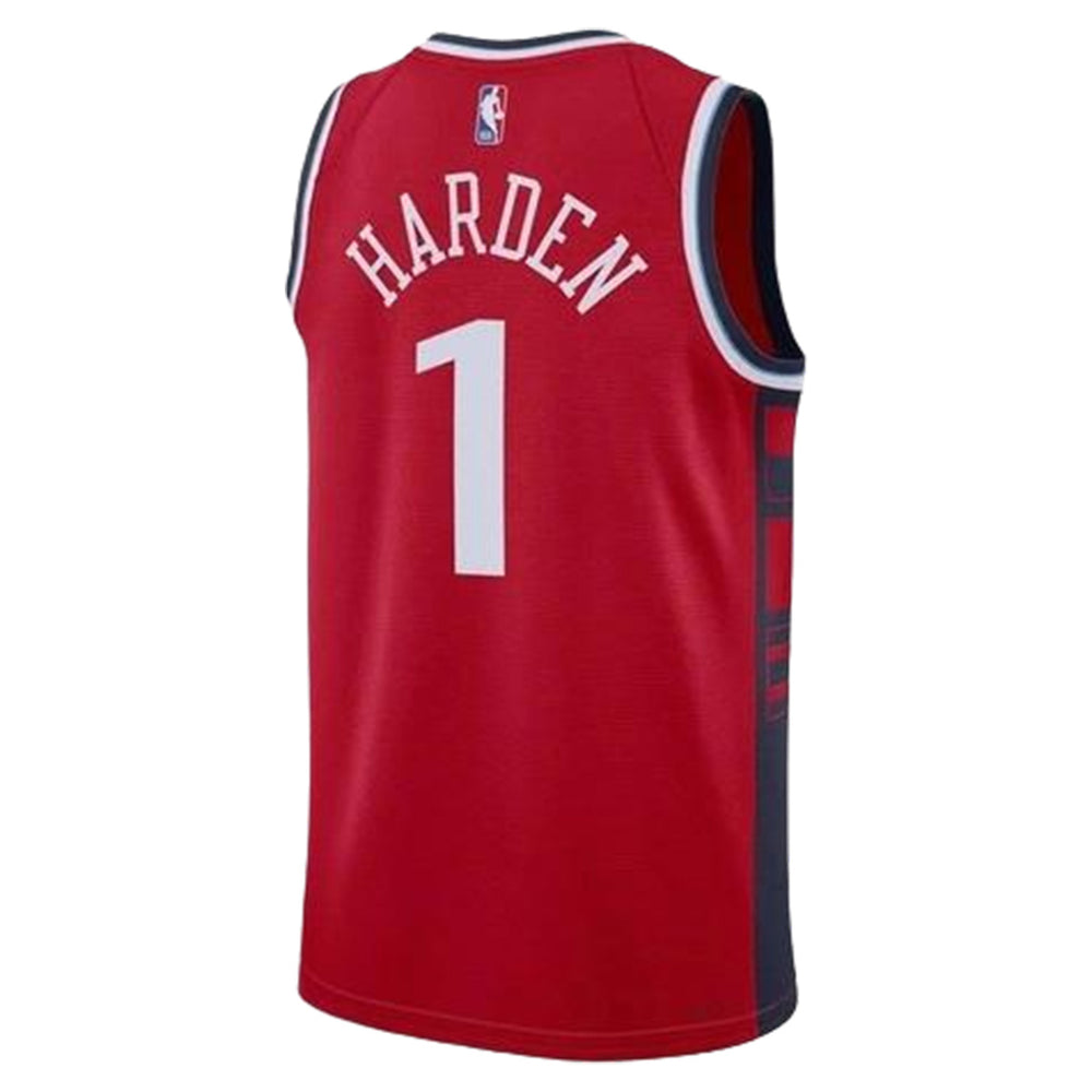 Unisex Los Angeles Clippers James Harden #1 Red Swingman Jersey - Statement Edition 