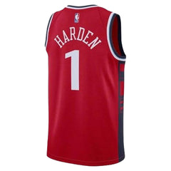 Unisex Los Angeles Clippers James Harden #1 Red Swingman Jersey - Statement Edition 