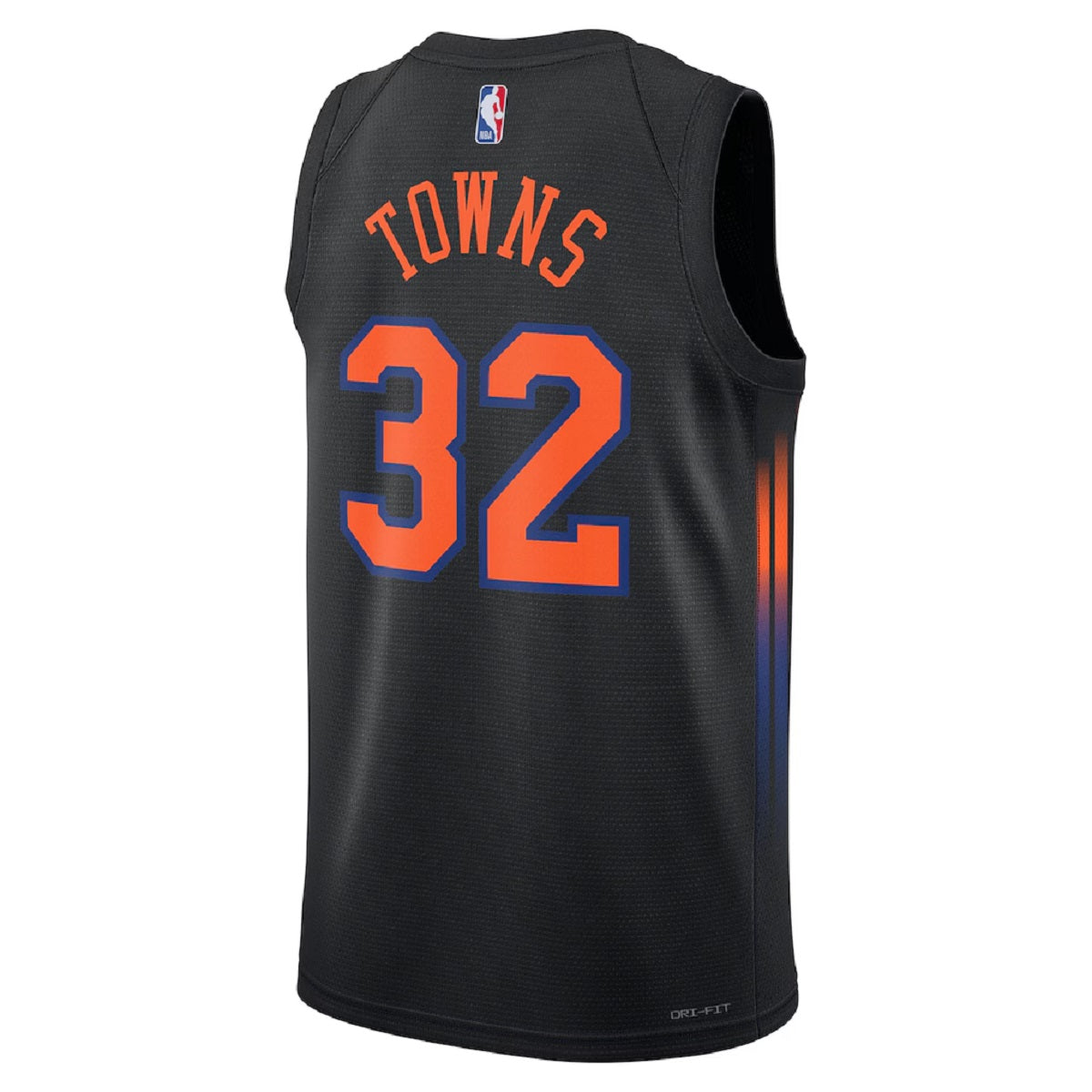Unisex New York Knicks Karl-Anthony Towns #32 Black Swingman Jersey - Statement Edition 