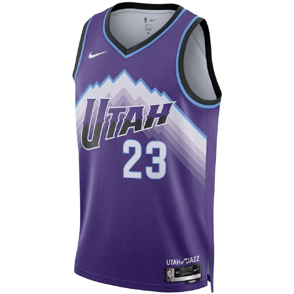Unisex Utah Jazz Lauri Markkanen #23 Purple Swingman Jersey - Icon Edition 