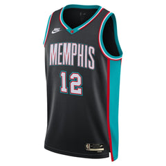 Unisex Memphis Grizzlies Grizzlies Ja Morant #12 Black Swingman Jersey - Classic Edition 