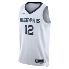 Unisex Memphis Grizzlies Grizzlies Ja Morant #12 White Swingman Jersey - Association Edition 