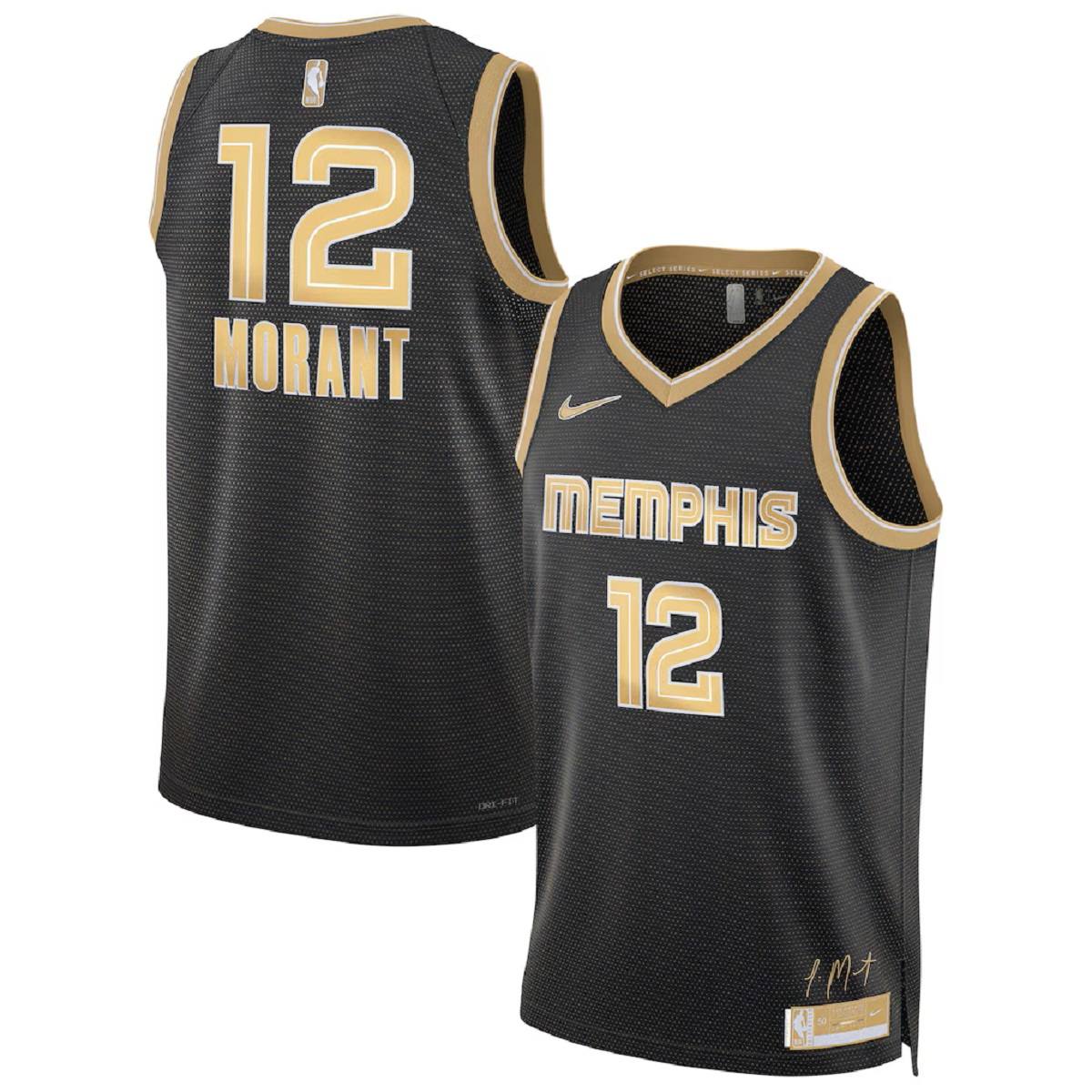 Unisex  Memphis Grizzlies Grizzlies Ja Morant #12 White Swingman Jersey - Association Edition 