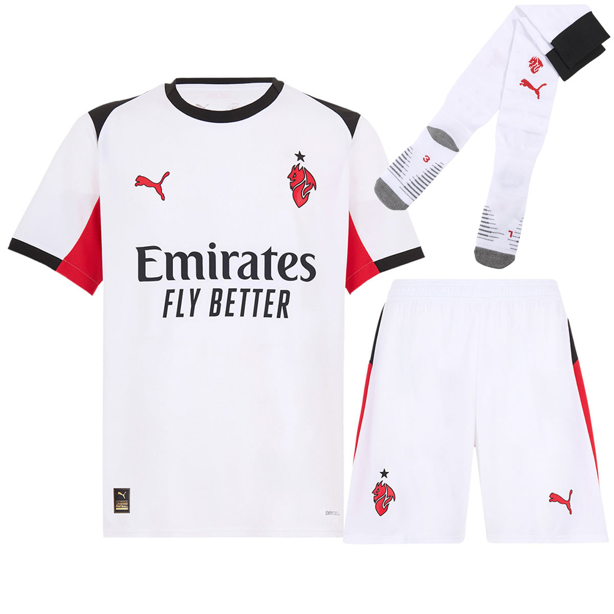 AC Milan Away Jersey Full Kit 2025/26 