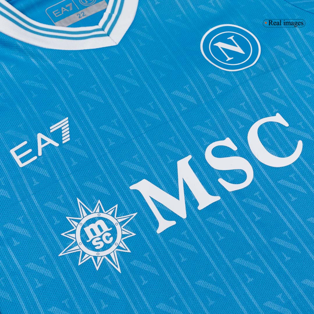 Kids Napoli Home Jersey Full Kit 2025/26 