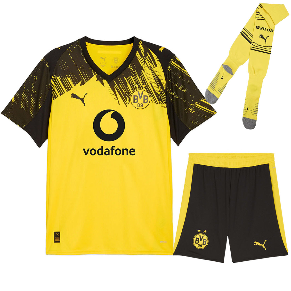 Borussia Dortmund Home Jersey Full Kit 2025/26 