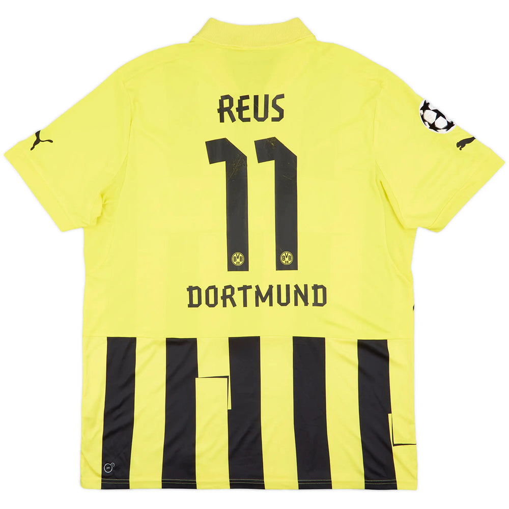 Reus #11 Retro Borussia Dortmund UCL Home Jersey 2012/13 