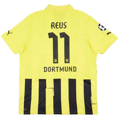 Reus #11 Retro Borussia Dortmund UCL Home Jersey 2012/13 