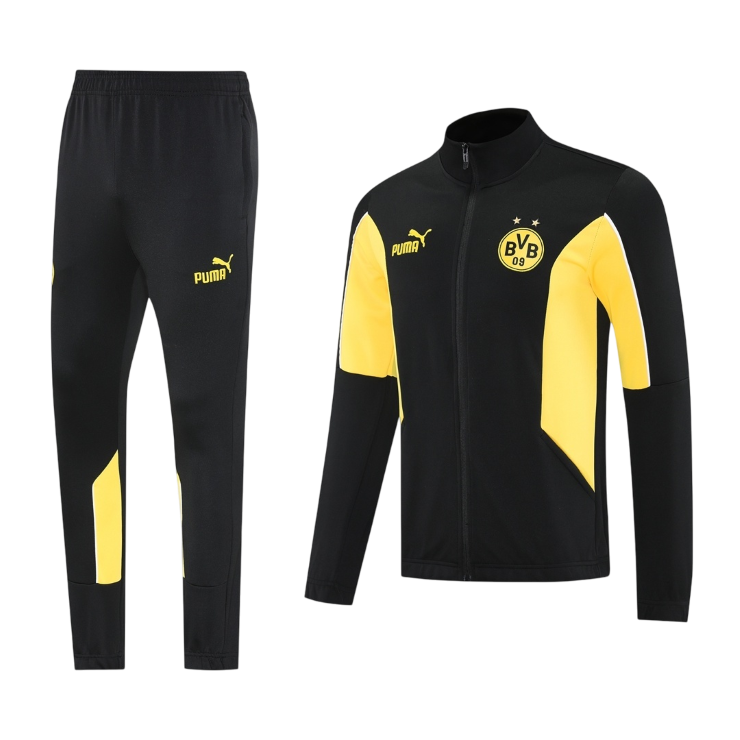 Borussia Dortmund Training Tracksuit Kit(Jacket+Pants) Yellow 2025/26 