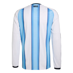 Messi #10 Argentina Home Long Sleeve Jersey World Cup 2026 