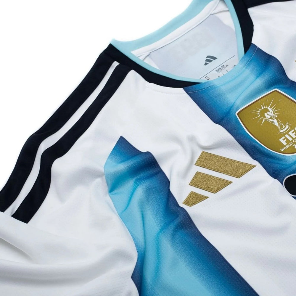 Messi #10 Argentina Home Long Sleeve Jersey World Cup 2026 