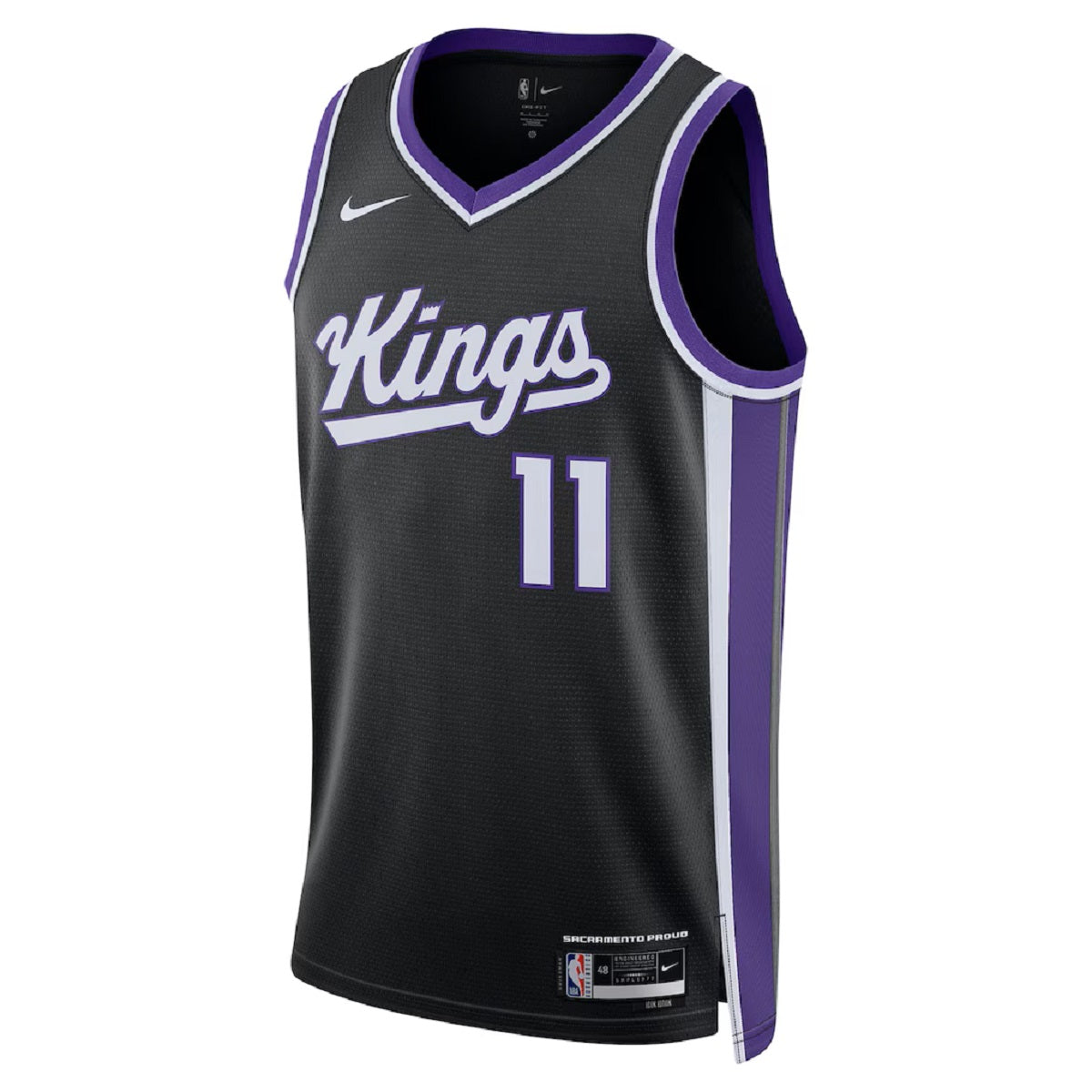 Unisex  Sacramento Kings Domantas Sabonis #11 Black Swingman Jersey - Icon Edition 