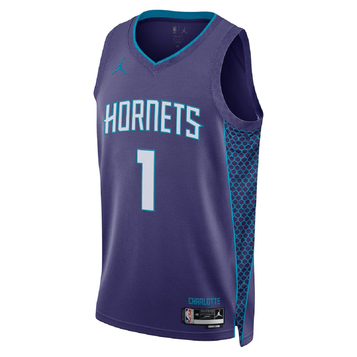 Unisex Charlotte Hornets LaMelo Ball #1 Purple Swingman Jersey - Statement Edition 