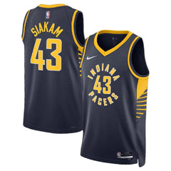 Unisex Indiana Pacers Pascal Siakam #43 Navy Swingman Jersey - Icon Edition 
