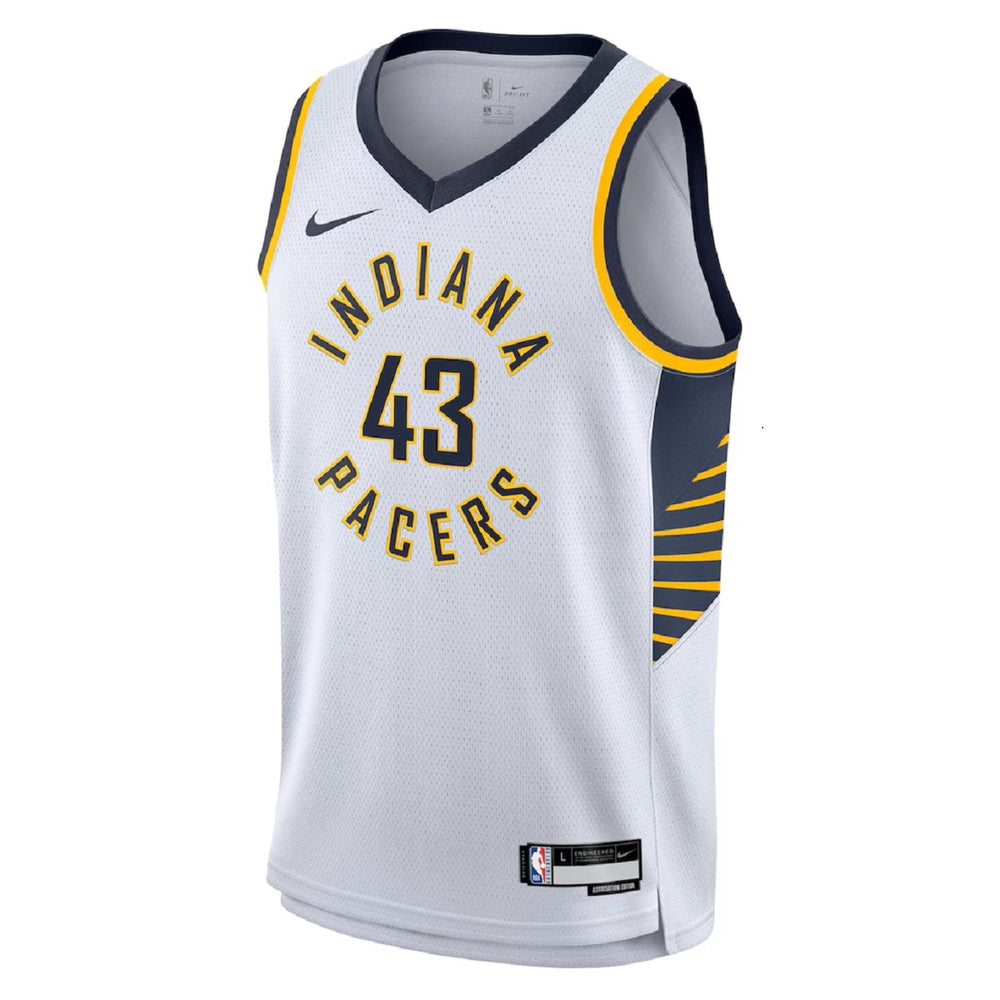 Unisex Indiana Pacers Pascal Siakam #43 White Swingman Jersey - Association Edition 