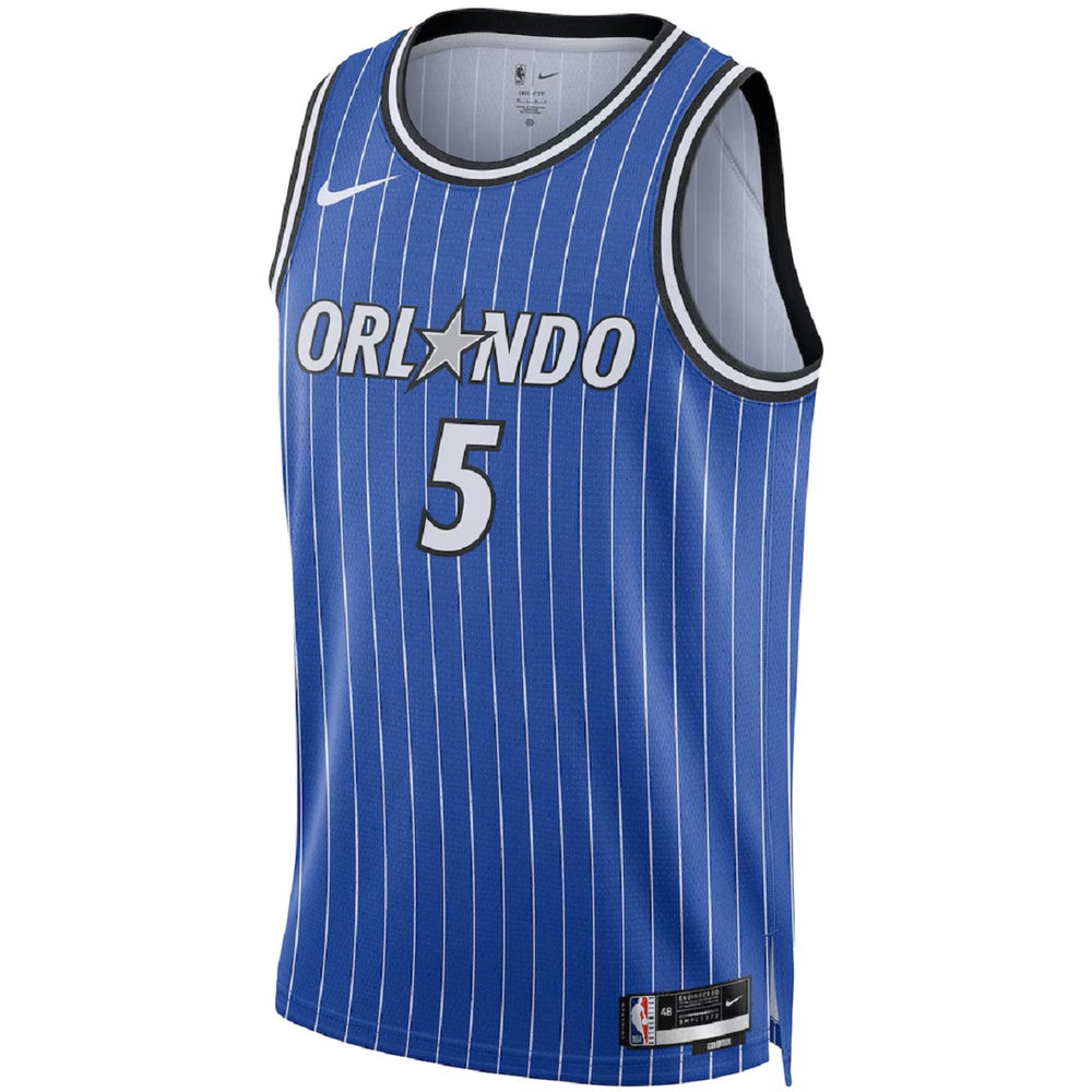 Unisex  Orlando Magic Paolo Banchero #5 Blue Swingman Jersey - Icon Edition 