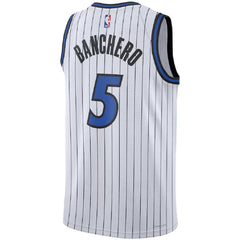 Unisex  Orlando Magic Paolo Banchero #5 White Swingman Jersey - Association Edition 